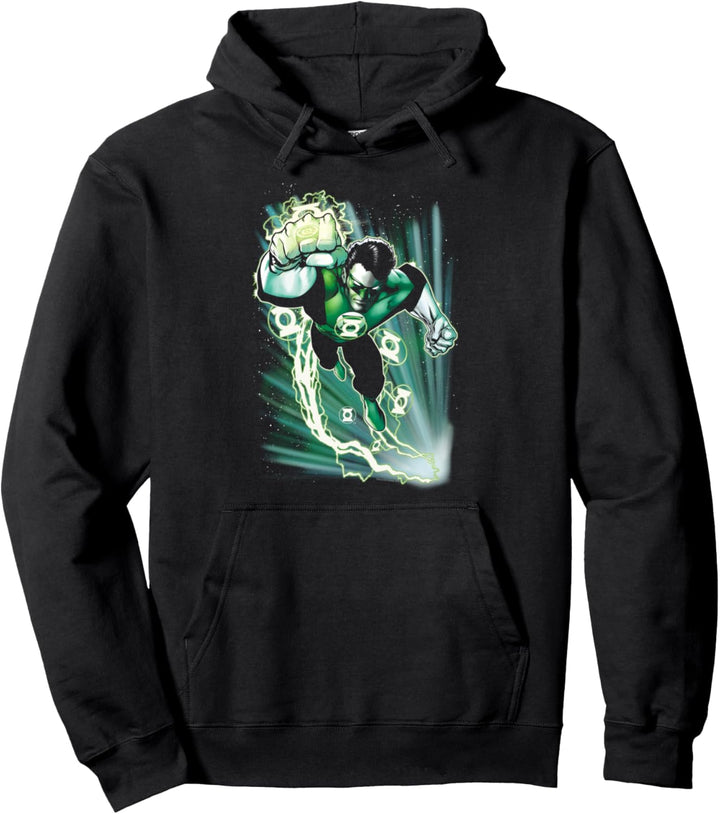 Green Lantern Emerald Energy Pullover Hoodie