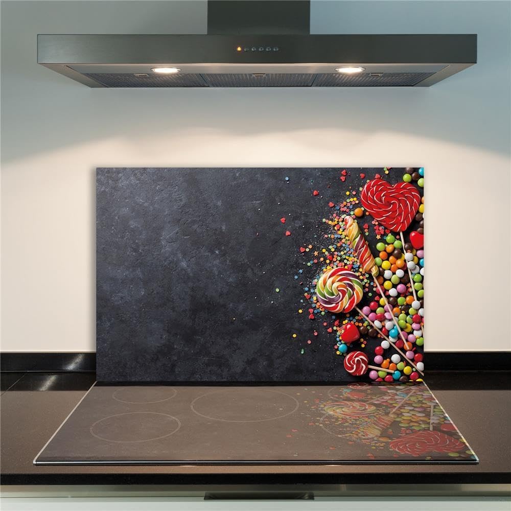 CTC-Trade | Herdabdeckplatten 80x52cm Ceranfeld Abdeckung Glas Spritzschutz Abdeckplatte Glasplatte