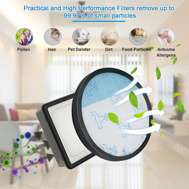 2 Stück HEPA Filter für Rowenta COMPACT POWER XXL RO4825EA RO4811EA RO4871EA RO4855EA RO4826EA RO485