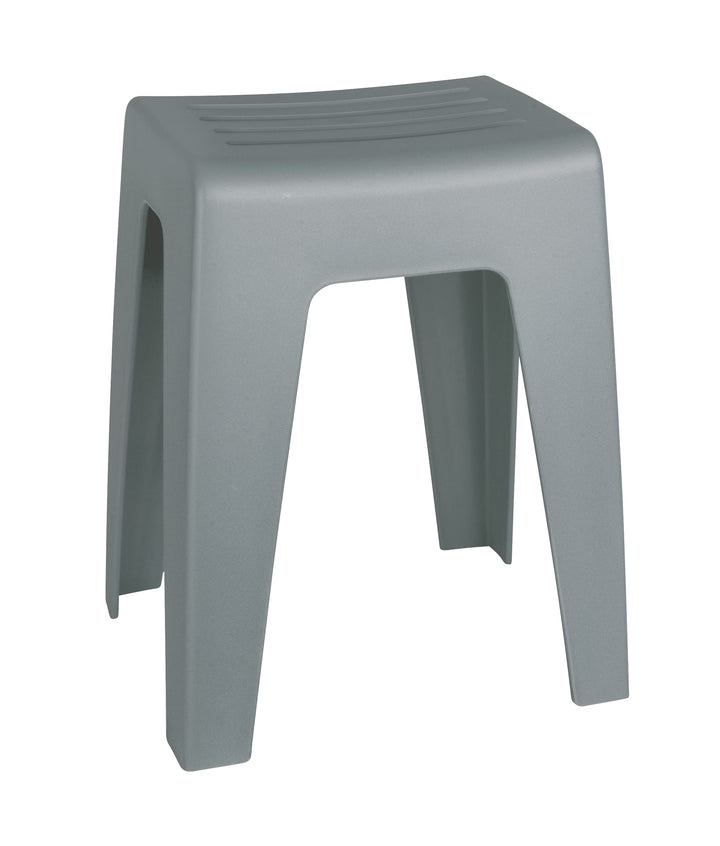 WENKO Badhocker Kumba, hochwertiger Hocker in modernem Design aus Kunststoff in schwerer Qualität, S