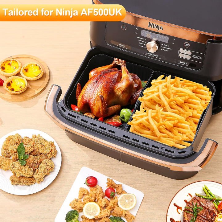 Airfryer Zubehör Für Heissluftfritteuse Ninja Af500EU Af500EUCP 10,4L, Silikonform Für Heissluftfrit
