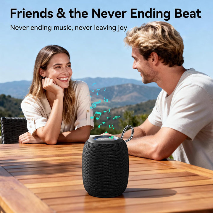 oraolo Mini Bluetooth Lautsprecher Klein Tragbarer Musikbox (Blau), Blau