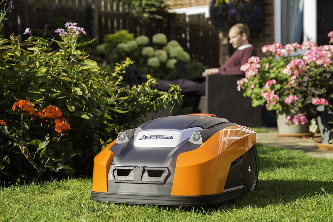 YardForce X100i Mähroboter mit App-Steuerung – Selbstfahrender Rasenmäher Roboter mit Multizonen-Pro