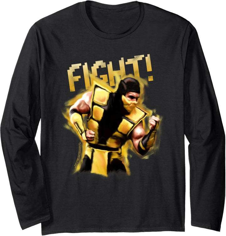 Mortal Kombat Klassic Fight! Langarmshirt