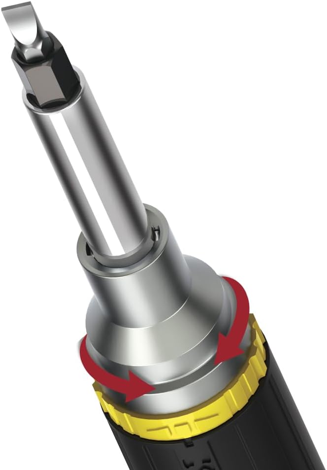 Klein Tools 32558 Multi-Einsatz Knarren-Schraubendreher/Steckschlüssel
