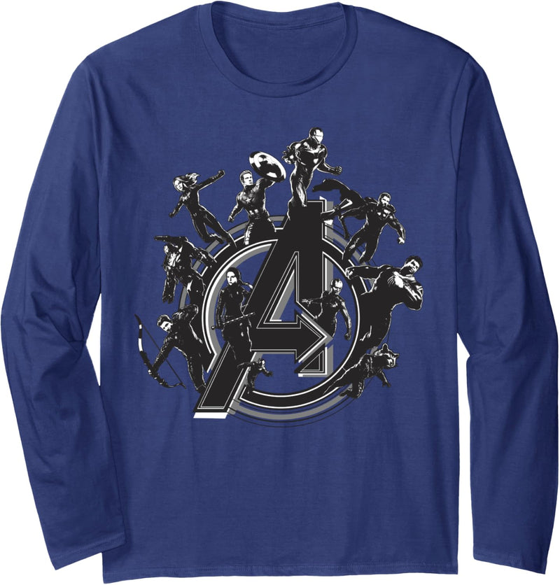 Marvel Avengers: Endgame Assemble Action Shot Langarmshirt
