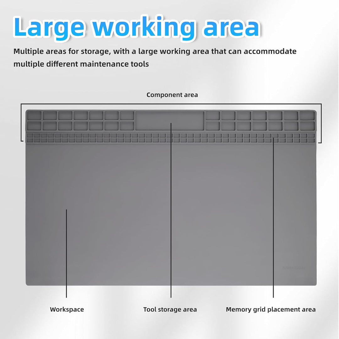 Lötmatte Silikon Antistatische Reparatur Matte Extra Gross 60 * 35cm Lötunterlage Soldering Mat Arbe