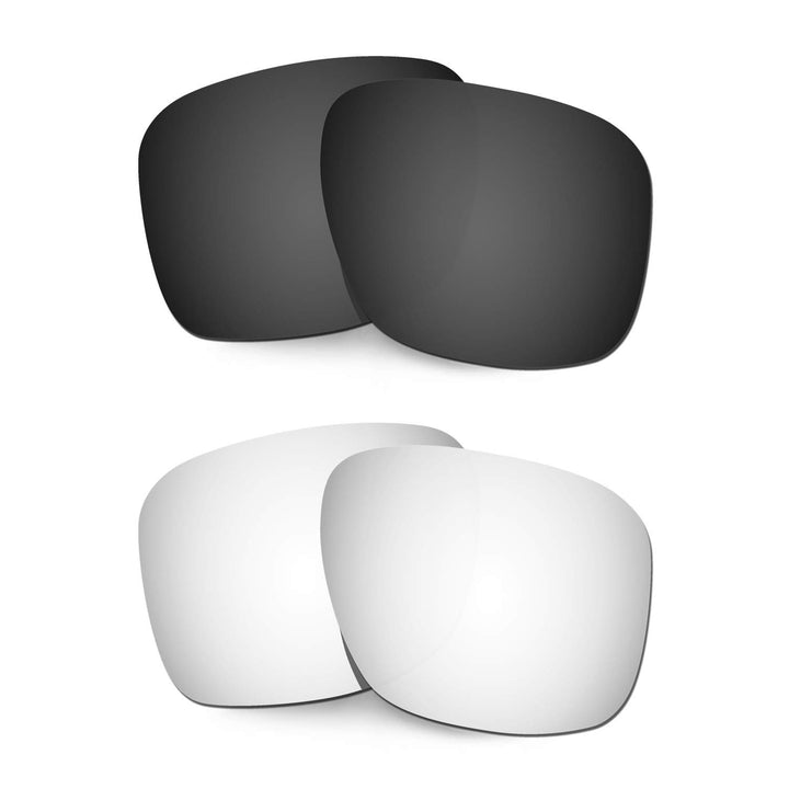 HKUCO Verstärken Ersatz-Brillengläser für Oakley Holbrook XL OO9417 Schwarz/Titan Sonnenbrille