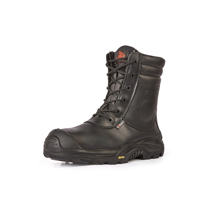 U-Power UM70354 Linea Concept-M Modell Mleopard UK Sicherheitsschuhe, S3 HRO SRC CI, Schwarz, 44 Grö