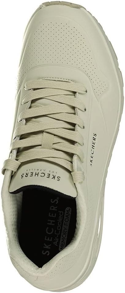 Skechers Herren UNO Stand On Air Sneaker 39.5 EU Off White Durabuck Mesh, 39.5 EU Off White Durabuck