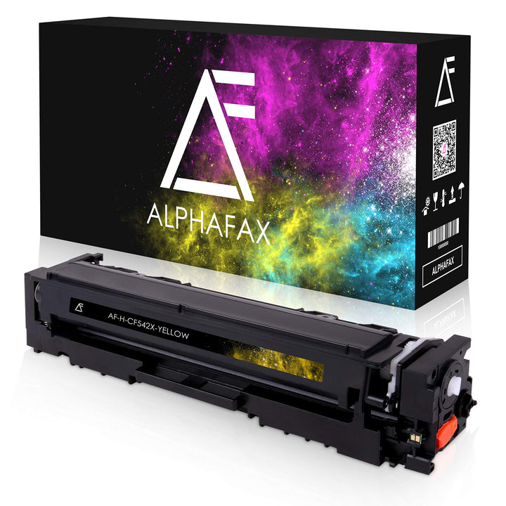 Alphafax Toner kompatibel ersetzt HP CF542X 203X Yellow