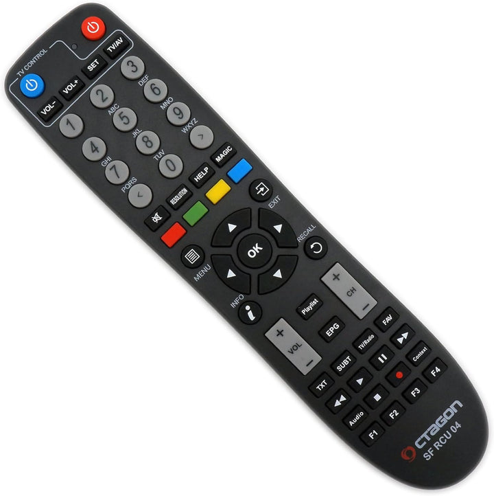 OCTAGON SF8008 4K UHD HDR Combo Receiver 1x DVB-S2X & 1x DVB-C/ DVB-T2 - Satellit, Kabel/ terrestris