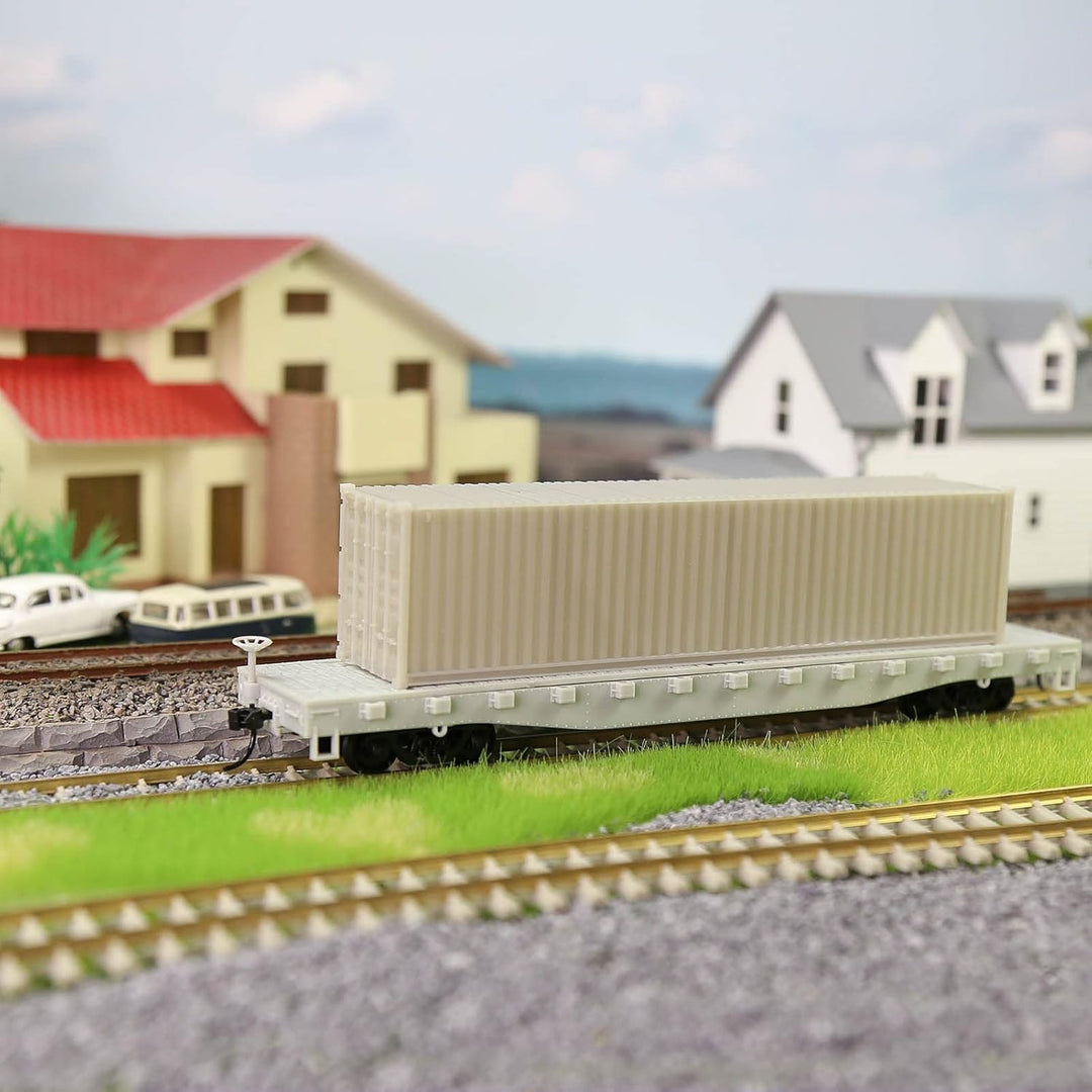 Evemodel 2 Set Spur H0 1:87 Flachwagen Modell Eisenbahn Güterwagen Waggon Unbemahlte Klebstoff Blank
