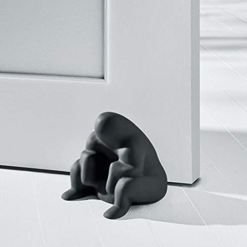 Alessi Dédé PS18 B - Design Türstopper aus Thermoplastischem Harz, Schwarz, One Size