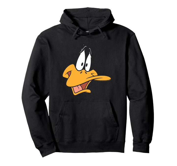 Looney Tunes Daffy Duck Face Pullover Hoodie