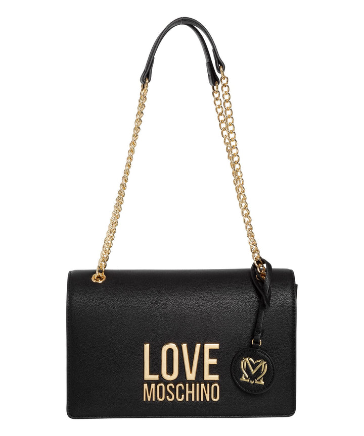 Love Moschino Damen Jc4099pp0elj0 Schultertasche Schwarz, Schwarz
