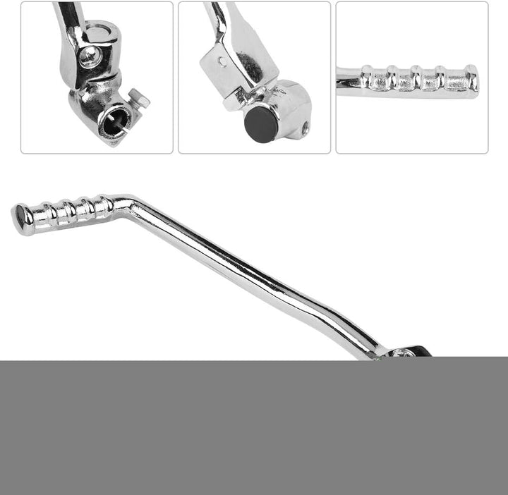 Aramox Kickstarthebel, Stahllegierung Material 16 mm Kickstart Starterhebel Kickstart Pedal Passend