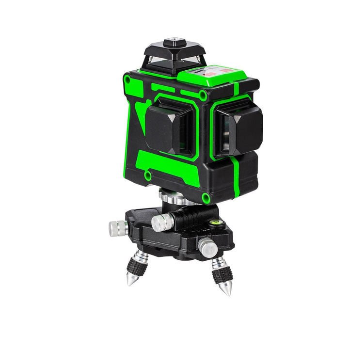 TOPWAY Kreuzlinienlaser Grün 3x360 Grad 3D Linienlaser 12 Linien, Selbstnivellierender Laser Level F