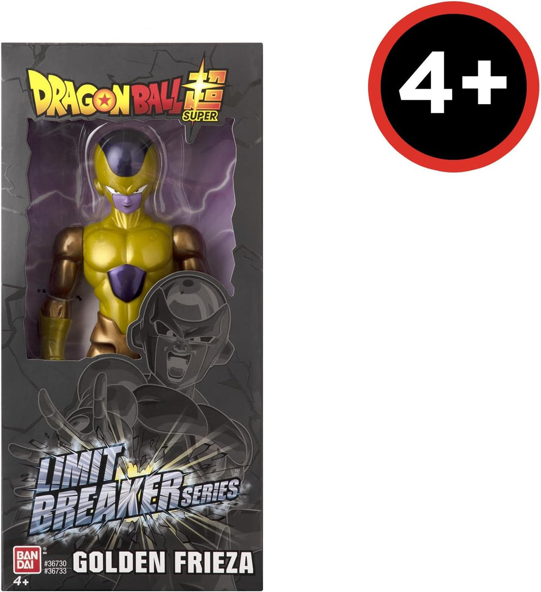Bandai - Dragon Ball Super - Riesenfigur Limit Breaker 30 cm - Freezer – 36733, Talla única Golden F