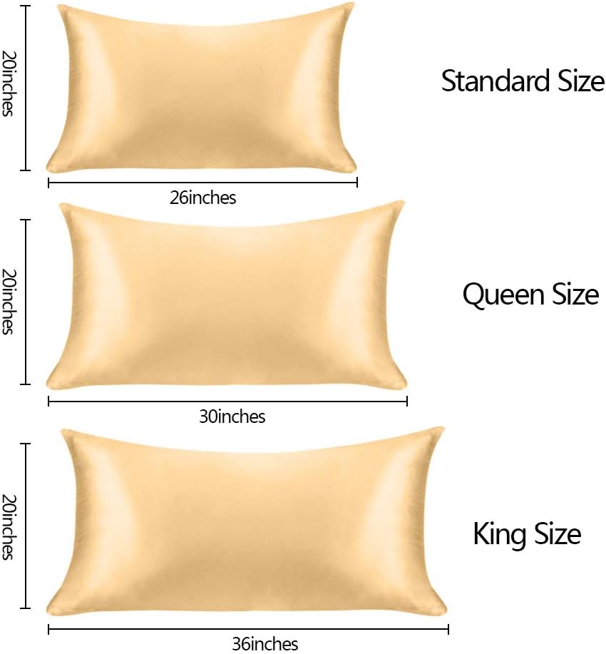 Seidenkissenbezug Jaciu Silk Pillowcase 21 Momme beidseitiger Seidenkissenbezug Kissenbezug Versteck