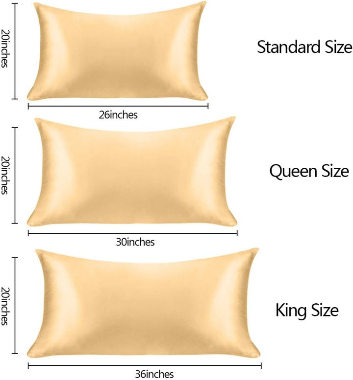 Seidenkissenbezug Jaciu Silk Pillowcase 21 Momme beidseitiger Seidenkissenbezug Kissenbezug Versteck