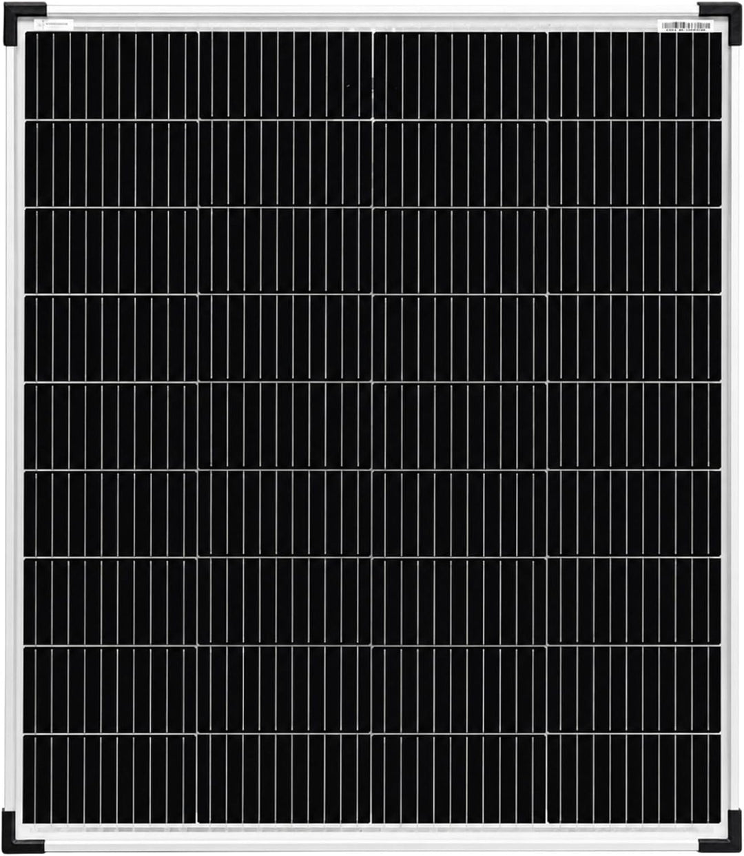 solartronics Solarmodul 130W Monokristallin Bifazial Schwarz Silber | Glas-Glas 890 x 770 x 35 mm 7,