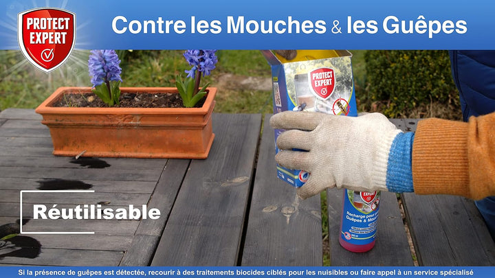 SBM PIEGE A GUEPES,FRELONS ET MOUCHES 1 PIEGE GUEPIEG