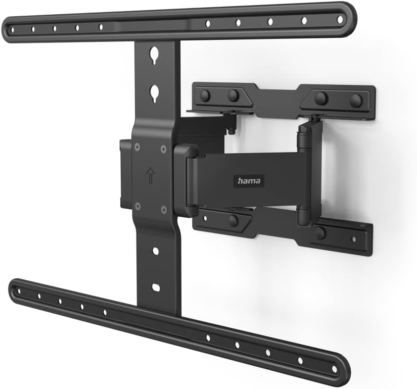 Hama Ultra-Slim TV Wandhalterung für 37"–90" (ultraflache TV-Halterung schwenkbar, neigbar, TV-Arm a