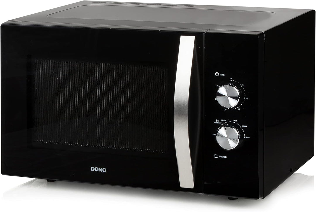 Domo DO2431 Mikrowelle mit Ofen schwarz-silber 30 l