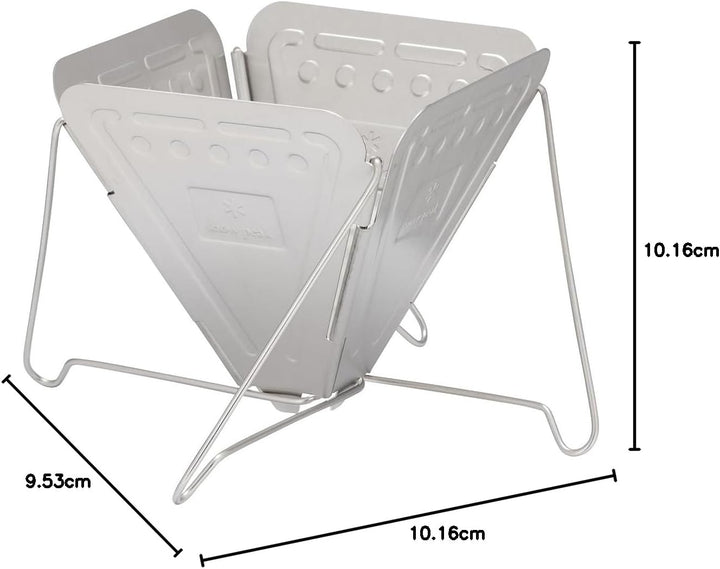Snow Peak Collapsible Coffee Drip Cooking System Silber 4" W: 4" H: 3.75, Silber 4" W: 4" H: 3.75