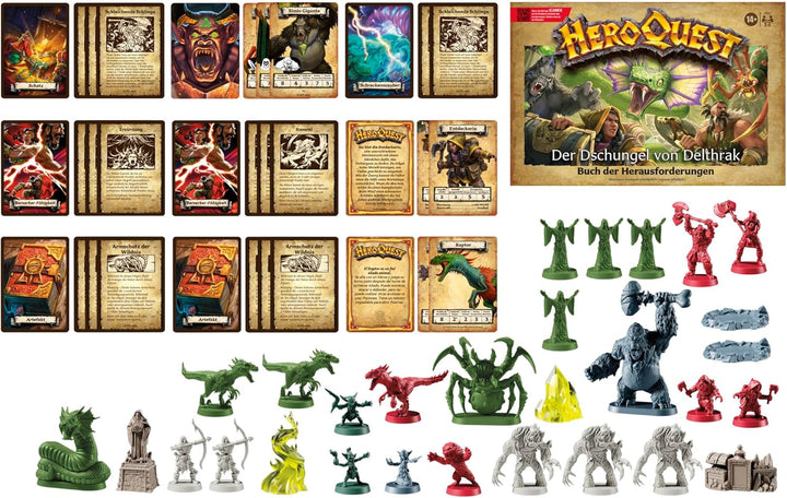 Avalon Hill HeroQuest Der Dschungel von Delthrak Abenteuerpack, HeroQuest Basisspiel erforderlich, R