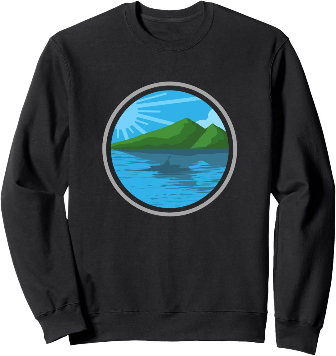Kajak Geschenk Kajakfahren und Bootfahren Sweatshirt