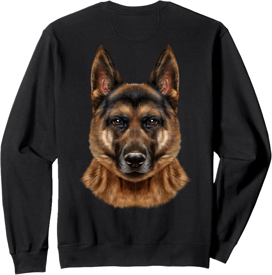 Deutscher Schäferhund Hundegesicht Sweatshirt