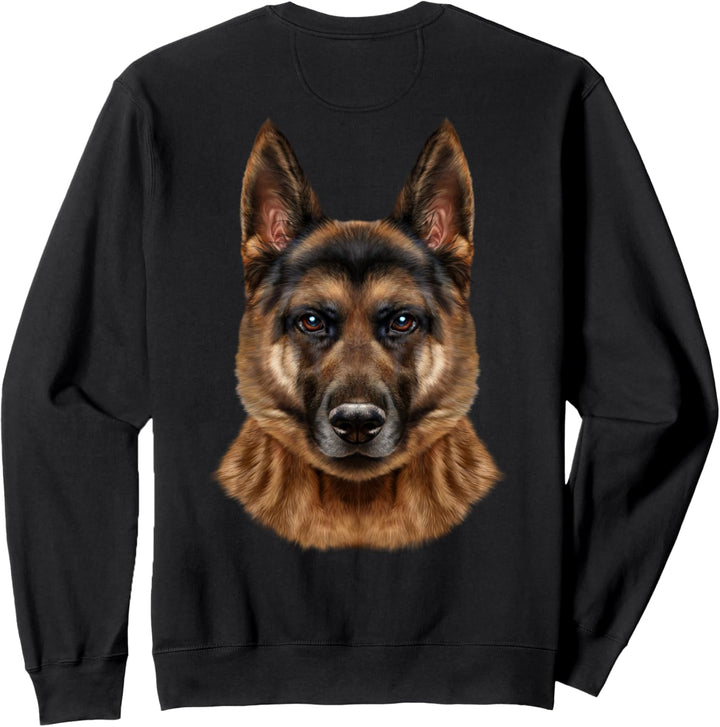 Deutscher Schäferhund Hundegesicht Sweatshirt