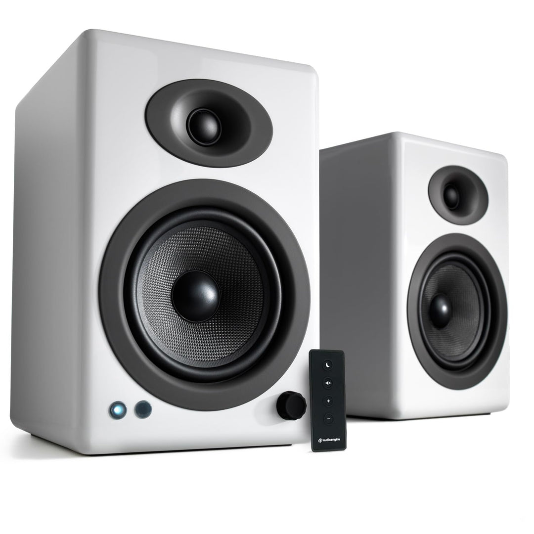 Audioengine Regallautsprecher A5 Plus, 150-W-Bluetooth-Lautsprecher | Für Heimkinos und Studios A5+
