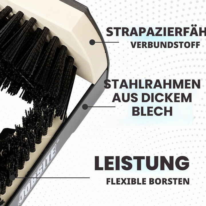 JobSite The Original Boot Scrubber - Die Original All-in-1 Allwetter Stiefel- Schuhputz- Reinigungs-