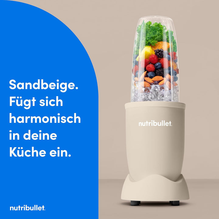 Nutribullet Pro 900 Smoothie Maker, Multifunktions-, Obst- & Gemüsemixer, kompaktes Design, einfache