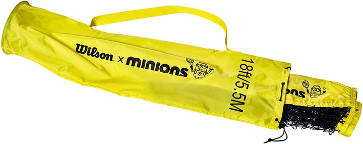 Wilson Tennisnetz Minions Mit Tragetasche, Mit Tragetasche