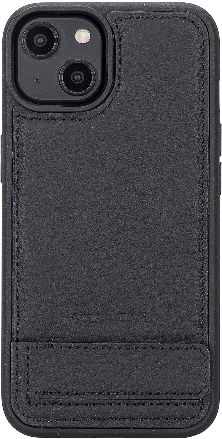 Solo Pelle Lederhülle für das iPhone 14 in 6.1 Zoll Case Leder Hülle Ledertasche Backcover aus echte