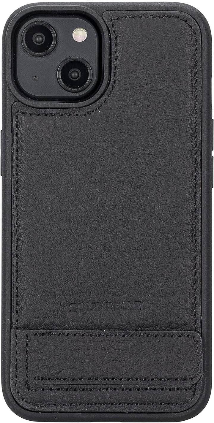 Solo Pelle Lederhülle für das iPhone 14 in 6.1 Zoll Case Leder Hülle Ledertasche Backcover aus echte