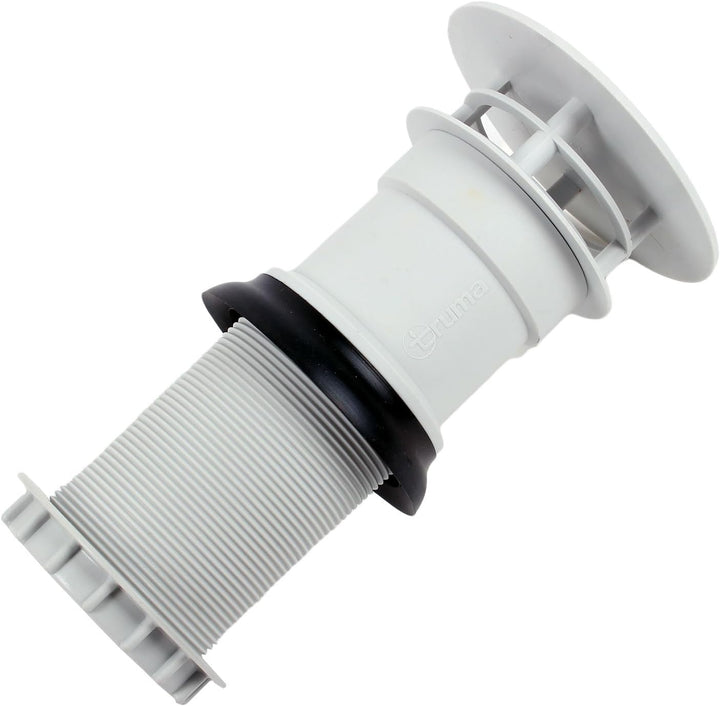 Truma SL3002 Abgaskamin 65mm grau für Heizungen, Dunstabzugshauben + 3m Isolierschlauch für Wohnwage