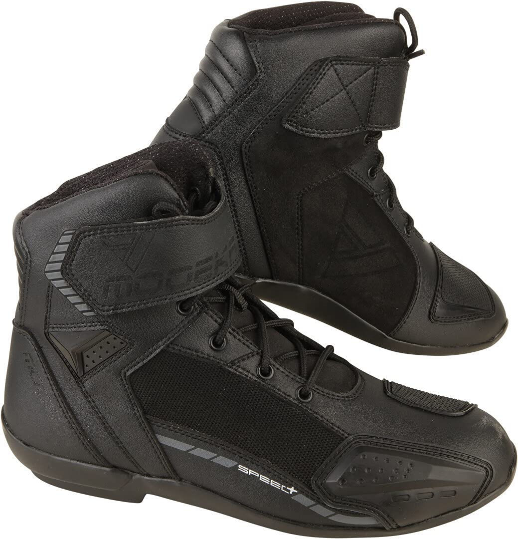 Modeka Kyne Motorradstiefel, schwarz/dunkelgrau (charcoal), 41 41 EU Dunkelgrau, 41 EU Dunkelgrau