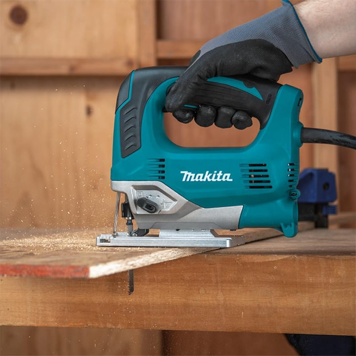 Makita JV0600K Pendelhubstichsäge 650 W, JV0600K/2, Blau