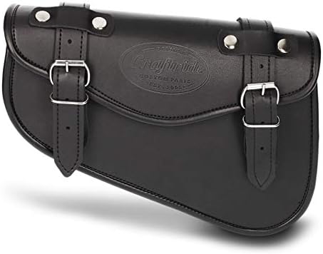 BS-Motoparts Satteltasche für Chopper/Custombike Iron Arizona Schwarz rechts CB40724