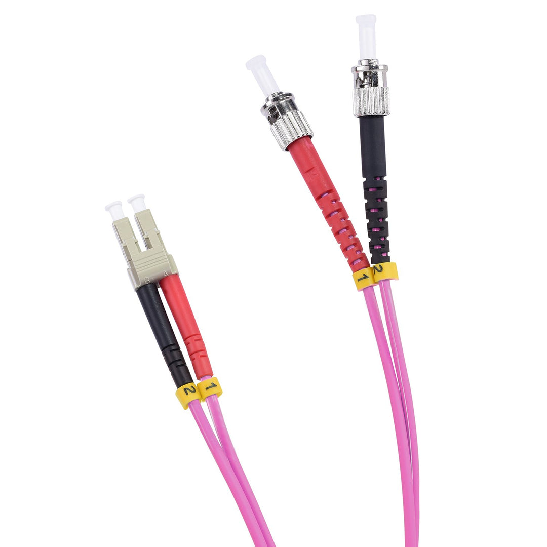 TPFNet 7,5m LWL Patchabel ST/LC OM4 Duplex Multimode 50/125µm 10 Gigabit/s 7,50m 2x ST St. an LC Dup