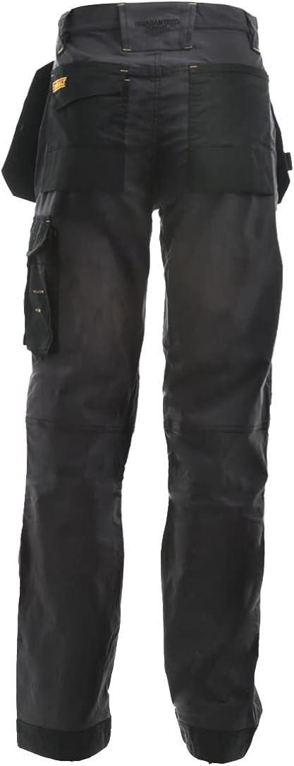 DEWALT Herren Dewmem3833-tb Memphis Holsterhose, Taille 96,5 cm, Bein 83,8 cm, schwarz/grau, 38W / 3