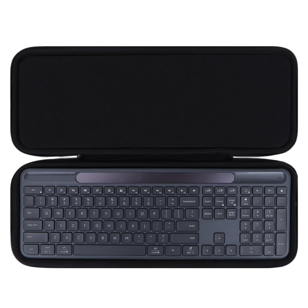 Lebakort Hart Reise Schutz Hülle Etui Tasche für Logitech Signature Slim Solar+ K980 Tastatur