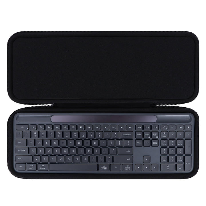 Lebakort Hart Reise Schutz Hülle Etui Tasche für Logitech Signature Slim Solar+ K980 Tastatur