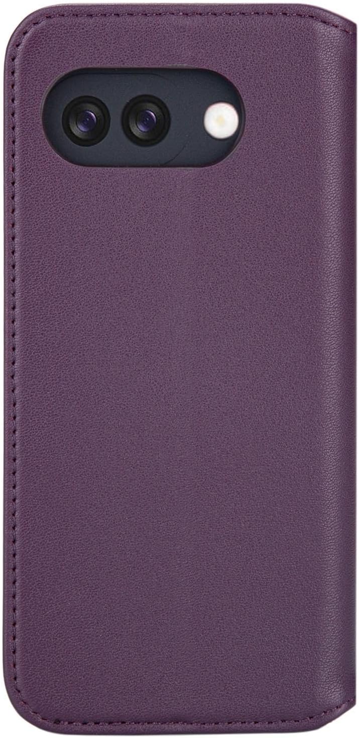 32ndShop 32nd Klassische Serie 2.0 - Lederhülle Case Cover für Google Pixel 9a, Echtleder Hülle Mit