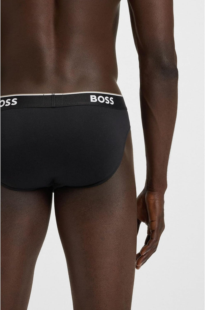 HUGO BOSS Herren Slips (3er Pack) S New - Black001, S New - Black001